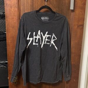 Black Slayer Long Sleeve Shirt